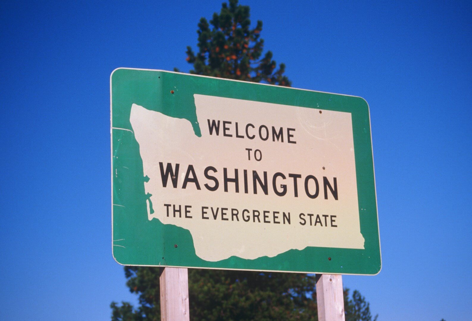 Welcome To Washington Street Sign