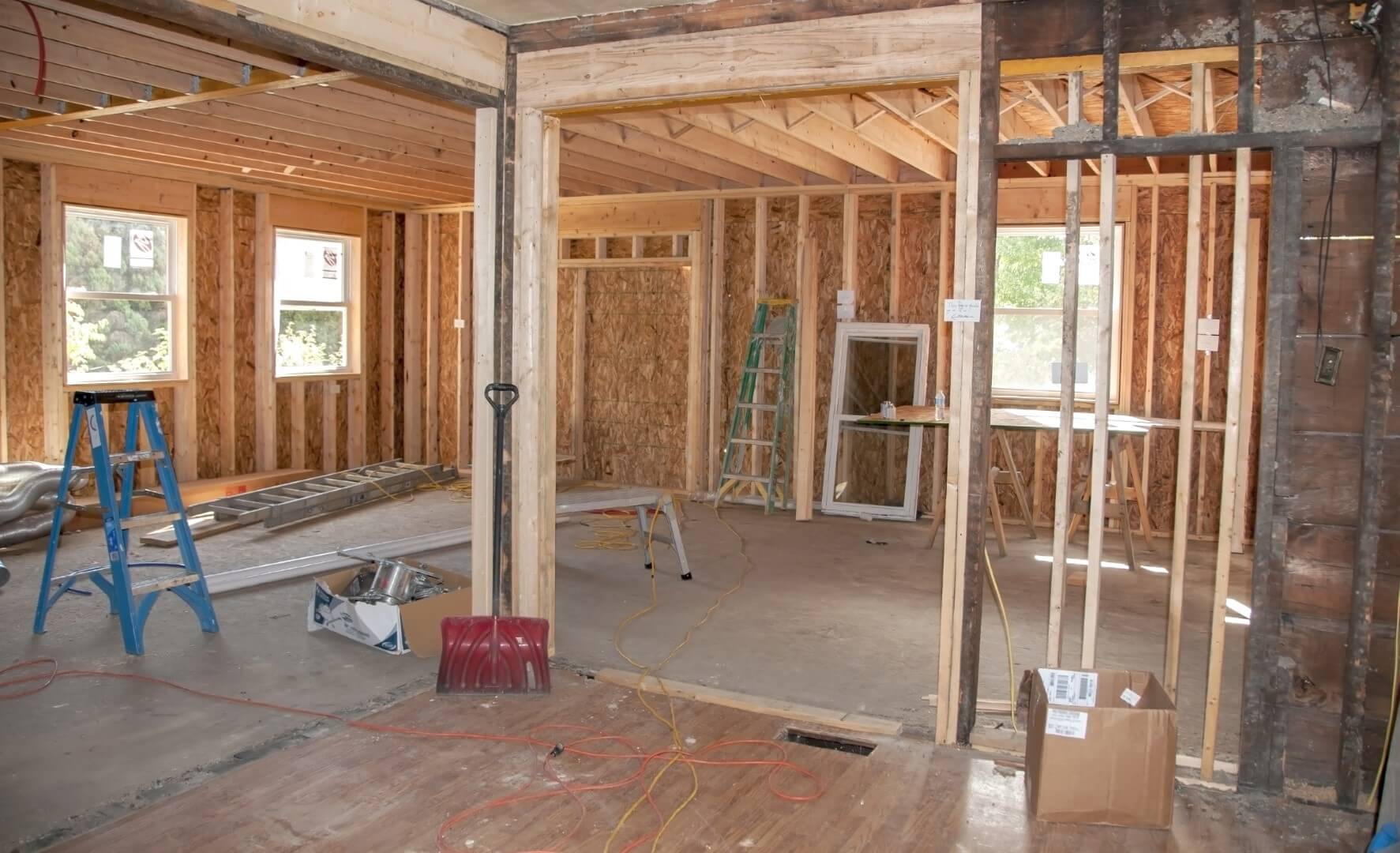 House Interior Under Construction